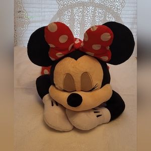 Disney Large mini mouse sleeping doll. No tags are attached.